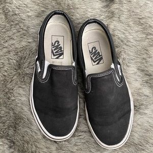 Black vans shoes